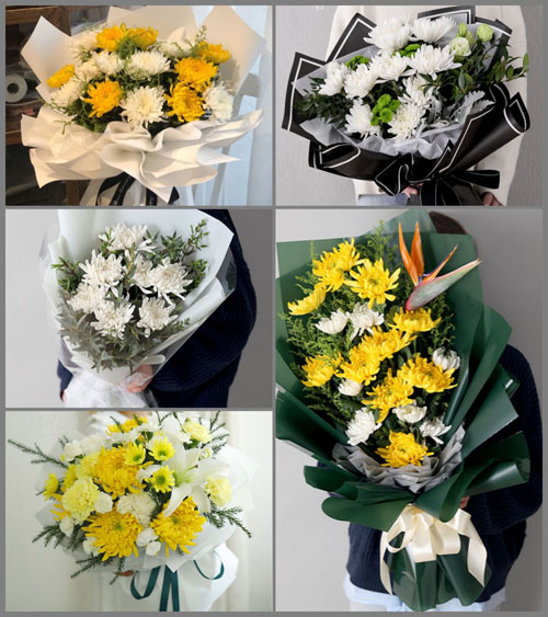 辽宁鞍山铁西区永乐街道白事花束代送